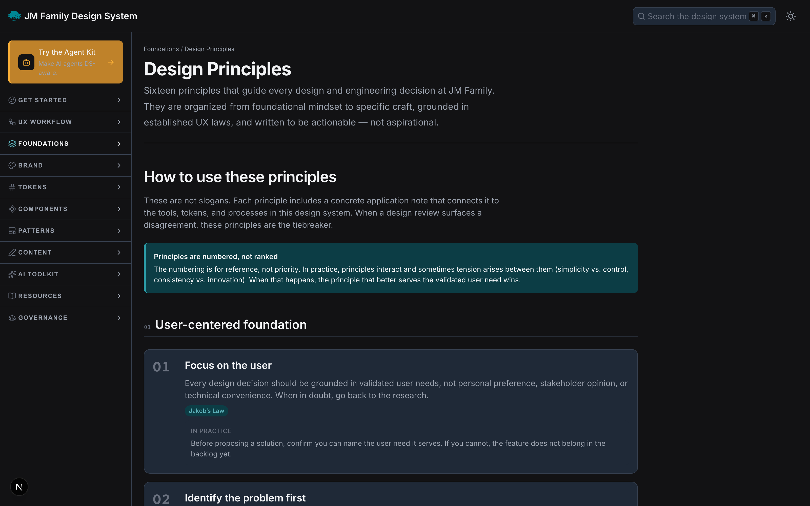 Foundations and design principles
