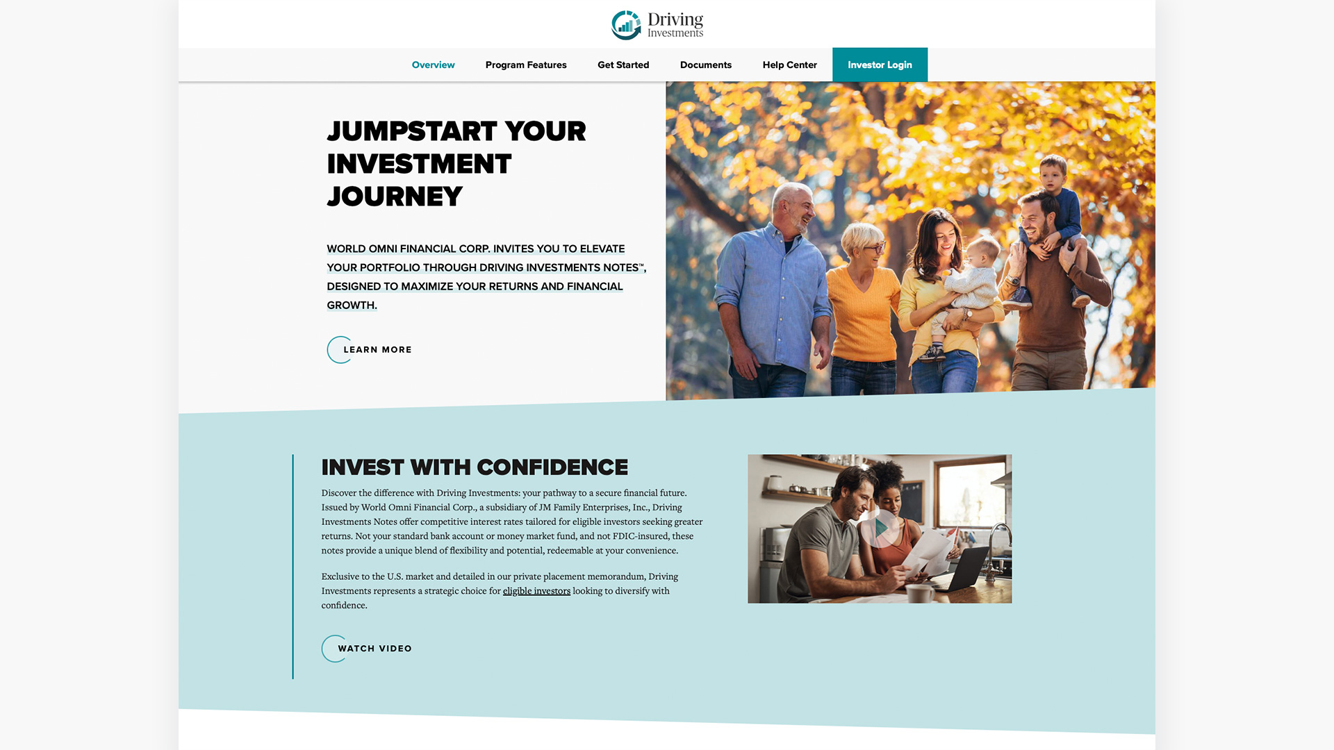 Secure, compliant investor access